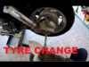 Review.Honda VTX1800 tyre change [Part1] Rear wheel removal