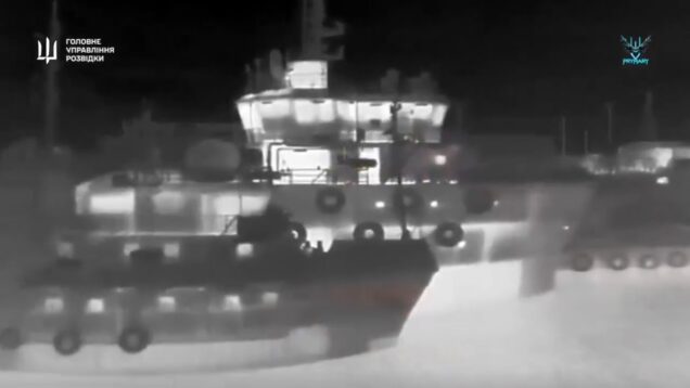 Russian Boats & Shipping in Crimea Hit by Marine Drones