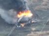 Russia’s Battle Barn Set on Fire by Drones