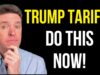 Trump Reciprocal Tariffs – What You Need To Do!