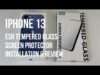 iPhone 13 ESR Tempered Glass Screen Protector – Installation, Demonstration,