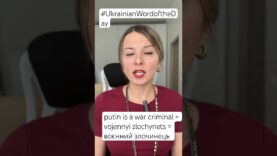 putin IS A WAR CRIMINAL in the Ukrainian Word of