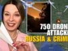 750 DRONES ATTACKED RUSSIA & CRIMEA: 15 REGIONS, STRATEGIC PLANTS