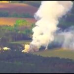 Another Buk-M3 SAM System Destroyed! Great Ammo Cookoff. In Rylsk, Kursk