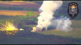 Another Buk-M3 SAM System Destroyed! Great Ammo Cookoff. In Rylsk,