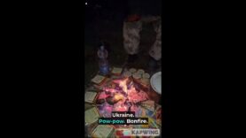 Russian Gets Angry with North Koreans for Lighting a Bonfire