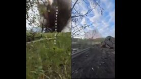Russians Film TWO HIMARS/GBU-39 Strikes on Bridges in Kursk