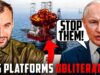 SBU Naval Drones STRIKE Black Sea Gas Platforms! (Radar &