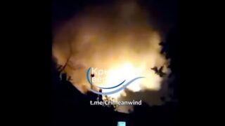 Saky Airbase, Crimea, Attacked by Drones: Likely Strike on Ammo