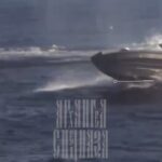 Ukrainian Marine Drones Attacking Russian Patrol Boats in the Black Sea