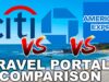 CHASE vs CITI vs AMEX Travel Portal Comparison