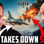 Historic Air Combat: Ukrainian F-16 Downs Russian SU-35 (Kursk Strike!) Ukraine Update