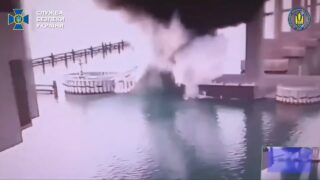 Kerch Bridge Attacked! Mines on Supporting Structures: Satellite Imagery Shows