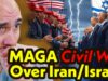MAGA Civil War ERUPTS Over Support to Israel!!