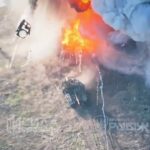 Russian Mechanized Attack Defeated Near Siversk: Multiple Vehicles Destroyed & HUGE Detonation!