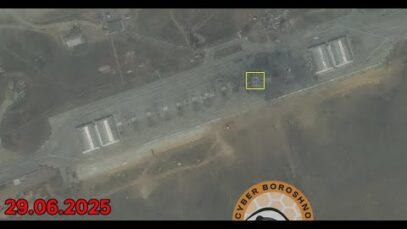 Satellite Imagery Shows Su-34 Wreckage, Craters and Burning at Marinovka