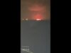 Two Tankers On Fire in the Strait of Hormuz Near