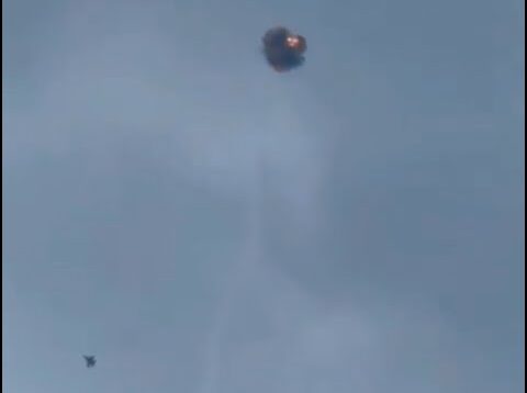 Ukrainian F-16 Intercepts Shahed Drone with Sidewinder Missile