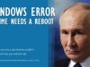 Putin’s Enablers Suffer from Fatal Windows Errors